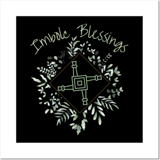 Imbolc Blessing Posters and Art